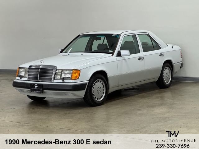 White 1990 Mercedes-Benz 300-Class 4 Dr 300E Sedan Sedan Rear-Wheel Drive Automatic